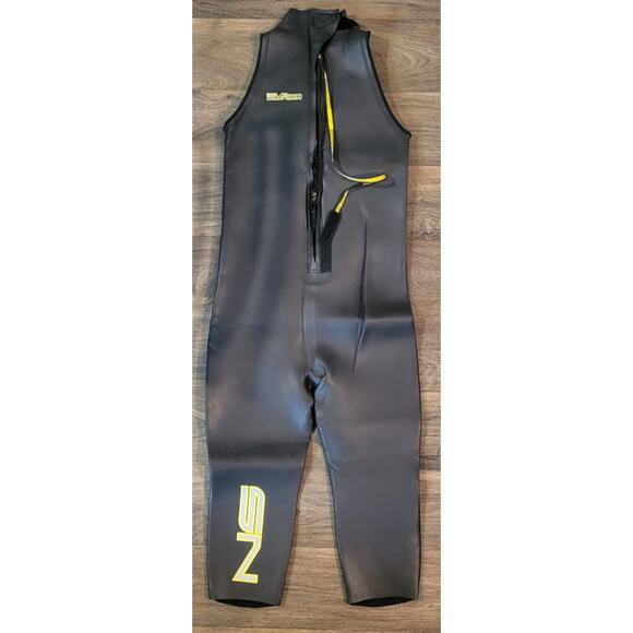 NeoSport Sleeveless Wetsuit Waterman Unisex Bodysuit Black XL - Picture 2 of 4